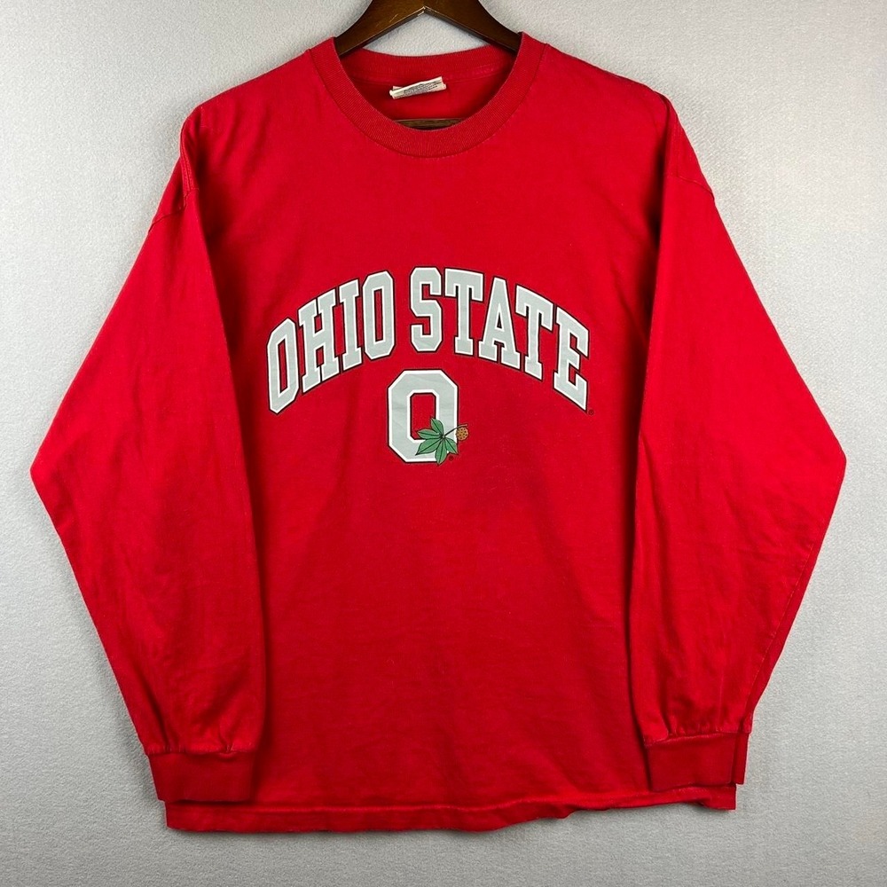 Ohio State University Steve and Barry's Red Longsleeve Shirt XL